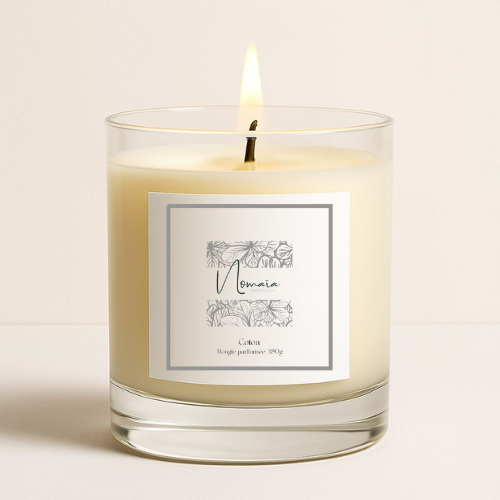 Bougie parfumée 180g - Coton