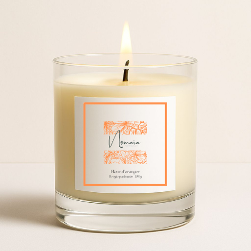 Bougie parfumée 180g - Fleur d&
