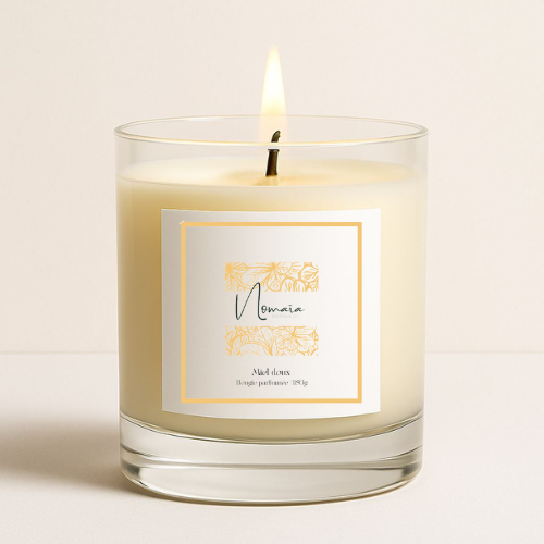 Bougie parfumée 180g - Miel Doux